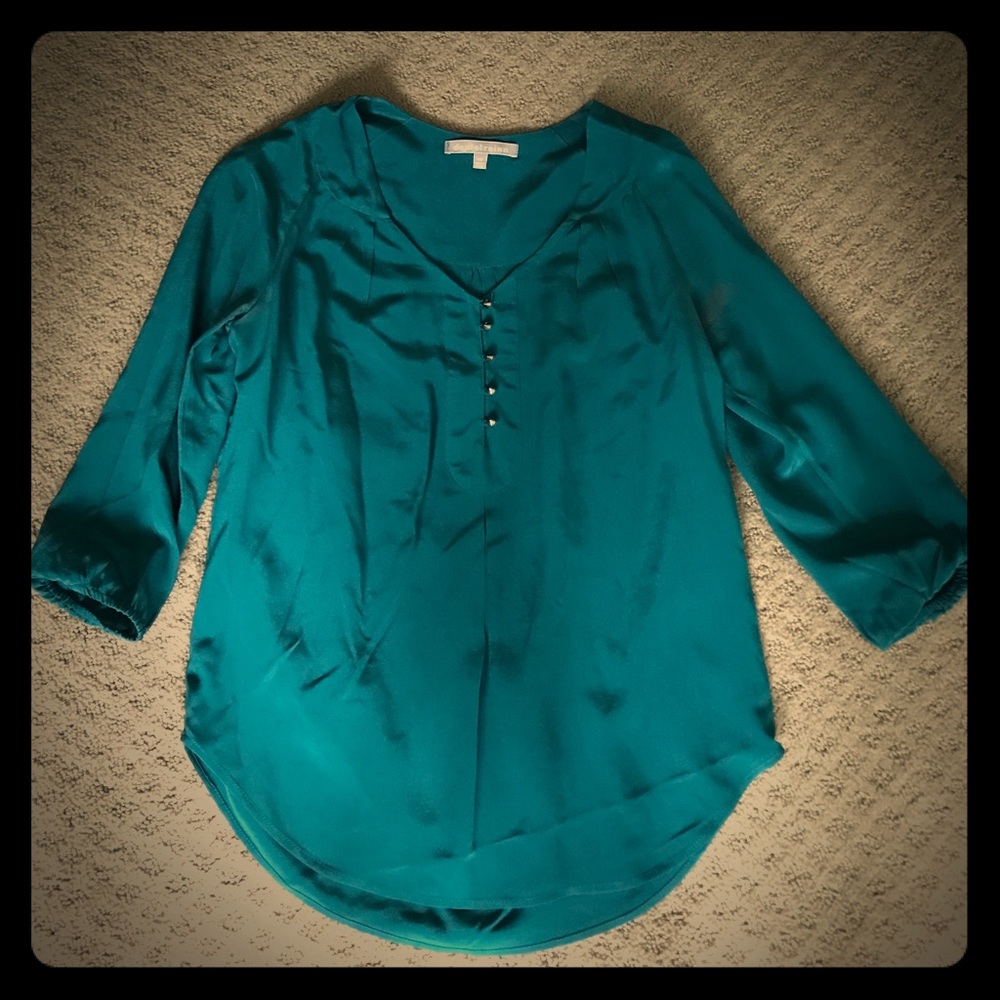 Teal blouse