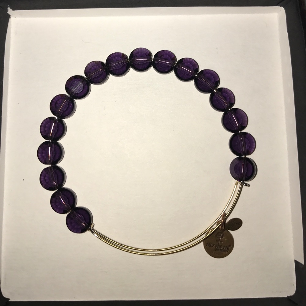 Dark purple beaded Alex and Ani
