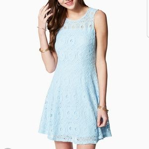 NWT London Blue Fit & Flare Lace Dress (S)
