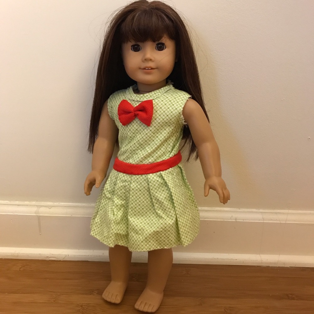 18 inch spring doll dress