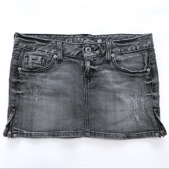 Guess Dresses & Skirts - Guess Distressed Modele Mini Skirt.