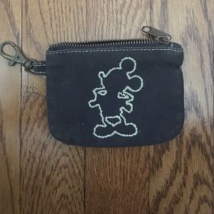 Disney denim coin purse