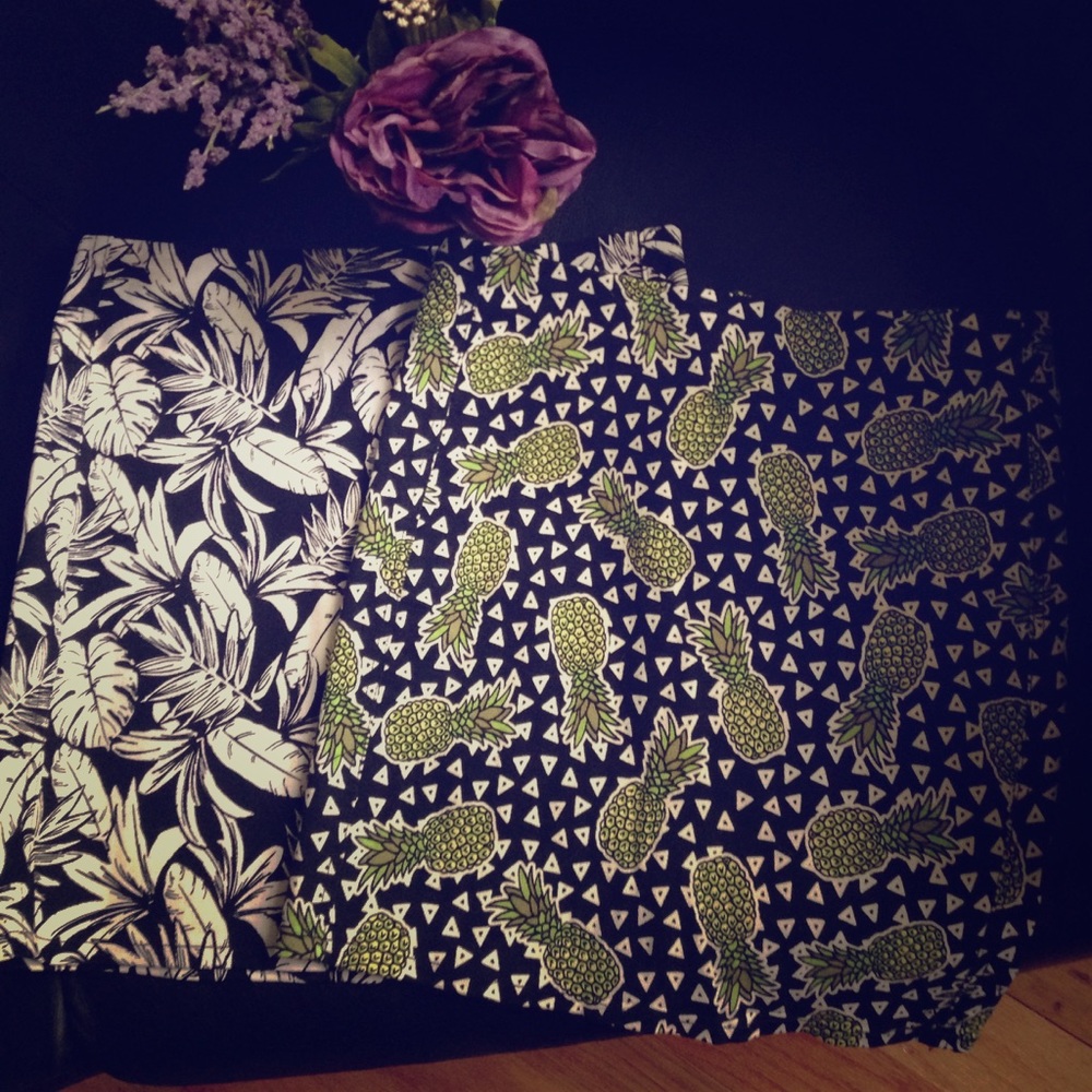 Set of 2 Summer Mini Skirts