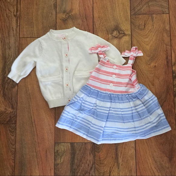 Osh Kosh Dresses - πHost PickπBaby Girl Osh Kosh Dress And Carnigan Osh Kosh Dresses - πHost PickπBaby Girl Osh Kosh Dress And Carnigan