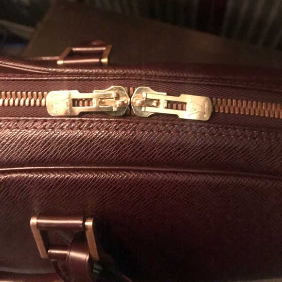 Louis Vuitton traveling leather garment bag - Picture 4 of 4