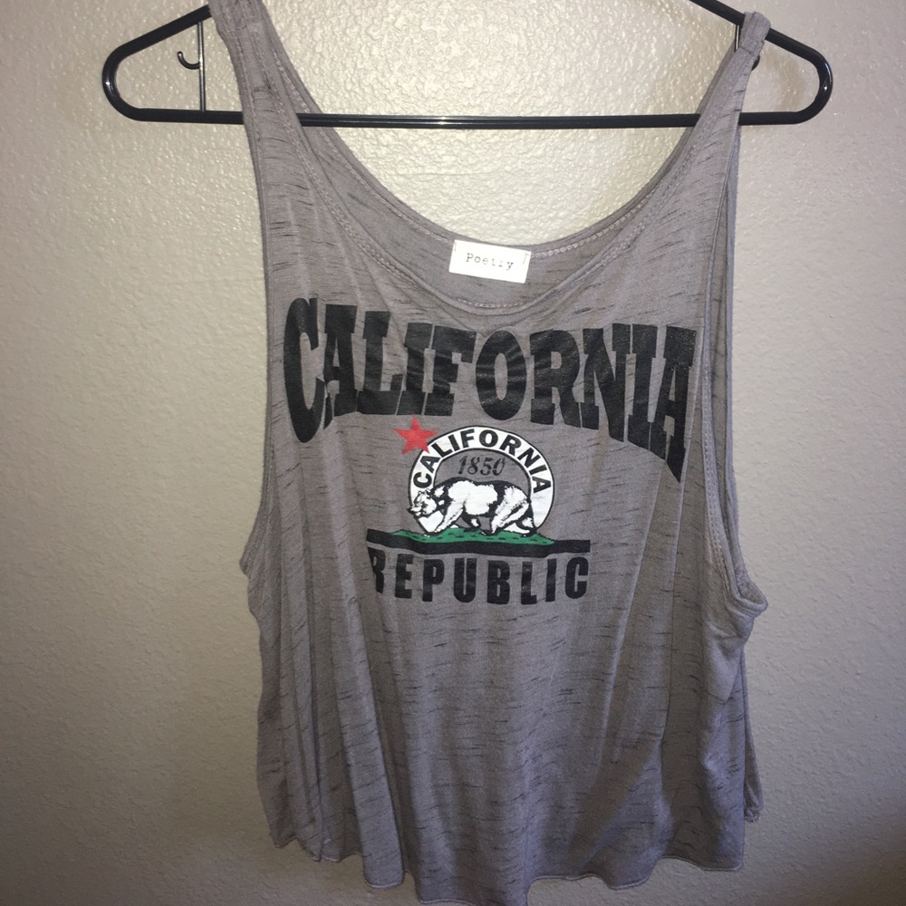 gray cali tank top!