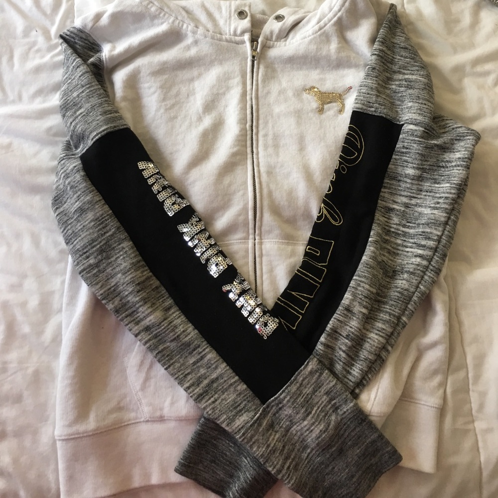 PINK Sequined Hoodie
