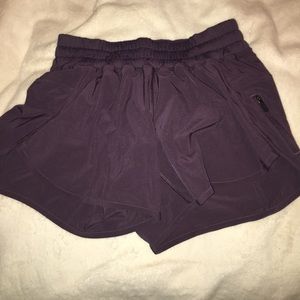 Lulu lemon dark purple shorts