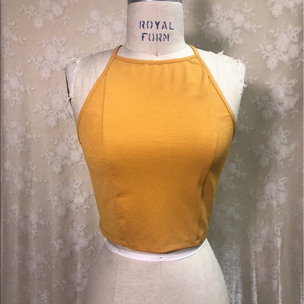 Exposed Back Tank Top