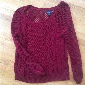RED AEO SWEATER
