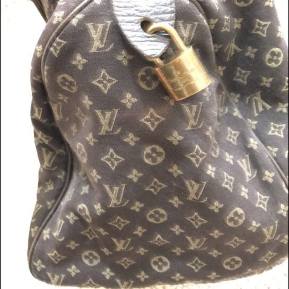 Authentic Louis Vuitton brown cloth speedy bag - Picture 3 of 5