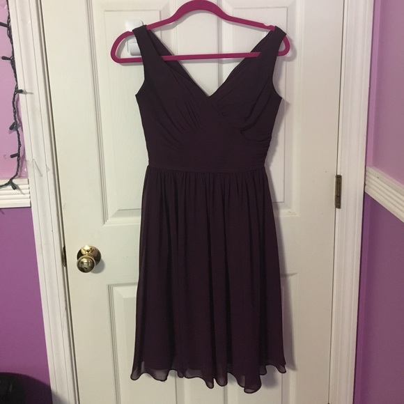 Plum Andrew Adela bridesmaid dress - Picture 1 of 2