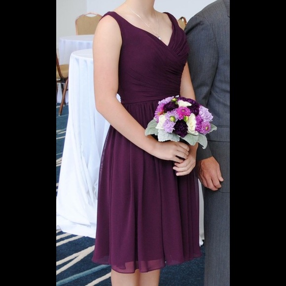 Plum Andrew Adela bridesmaid dress - Picture 2 of 2