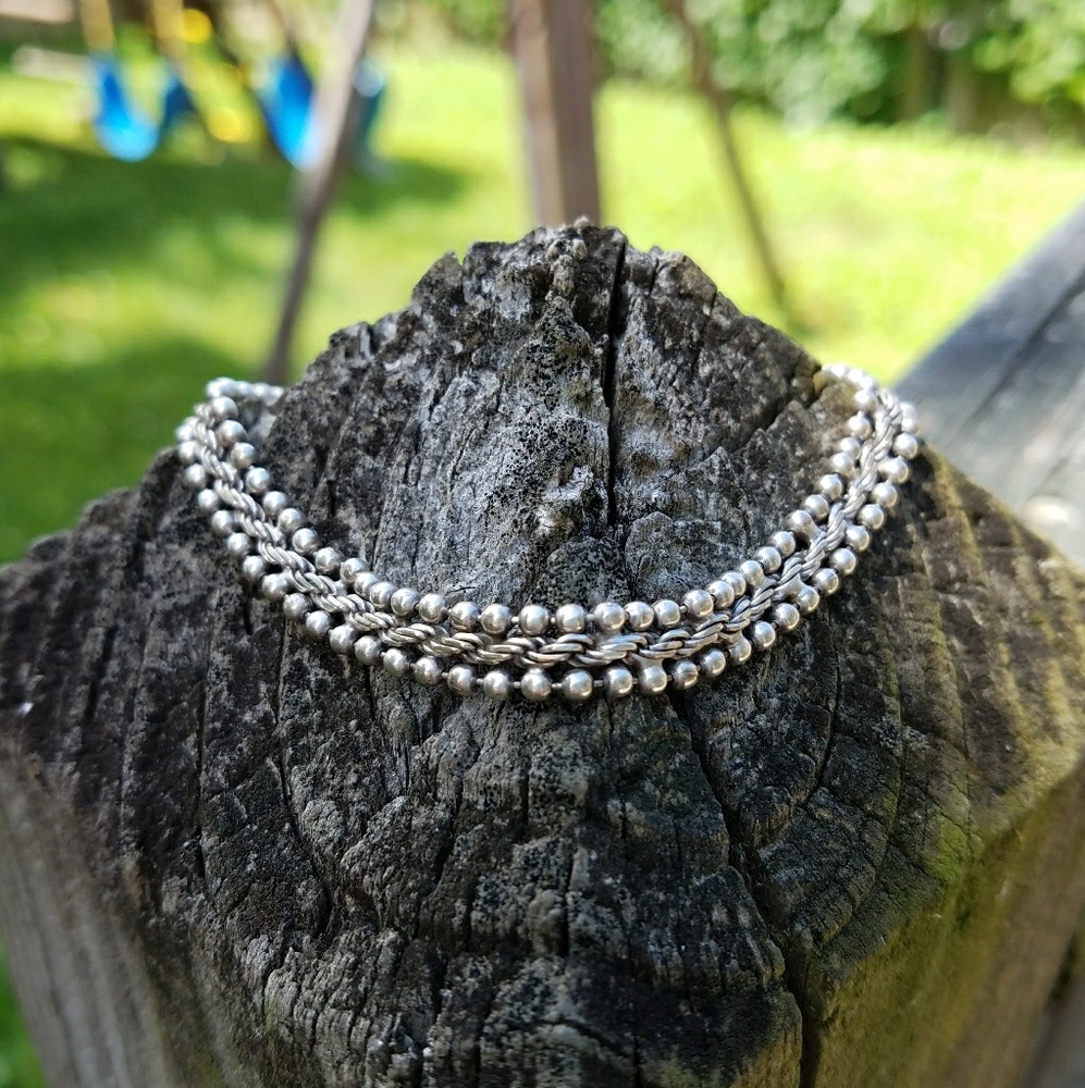 Rope and Bead Bracelet