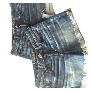 american eagle jean shorts