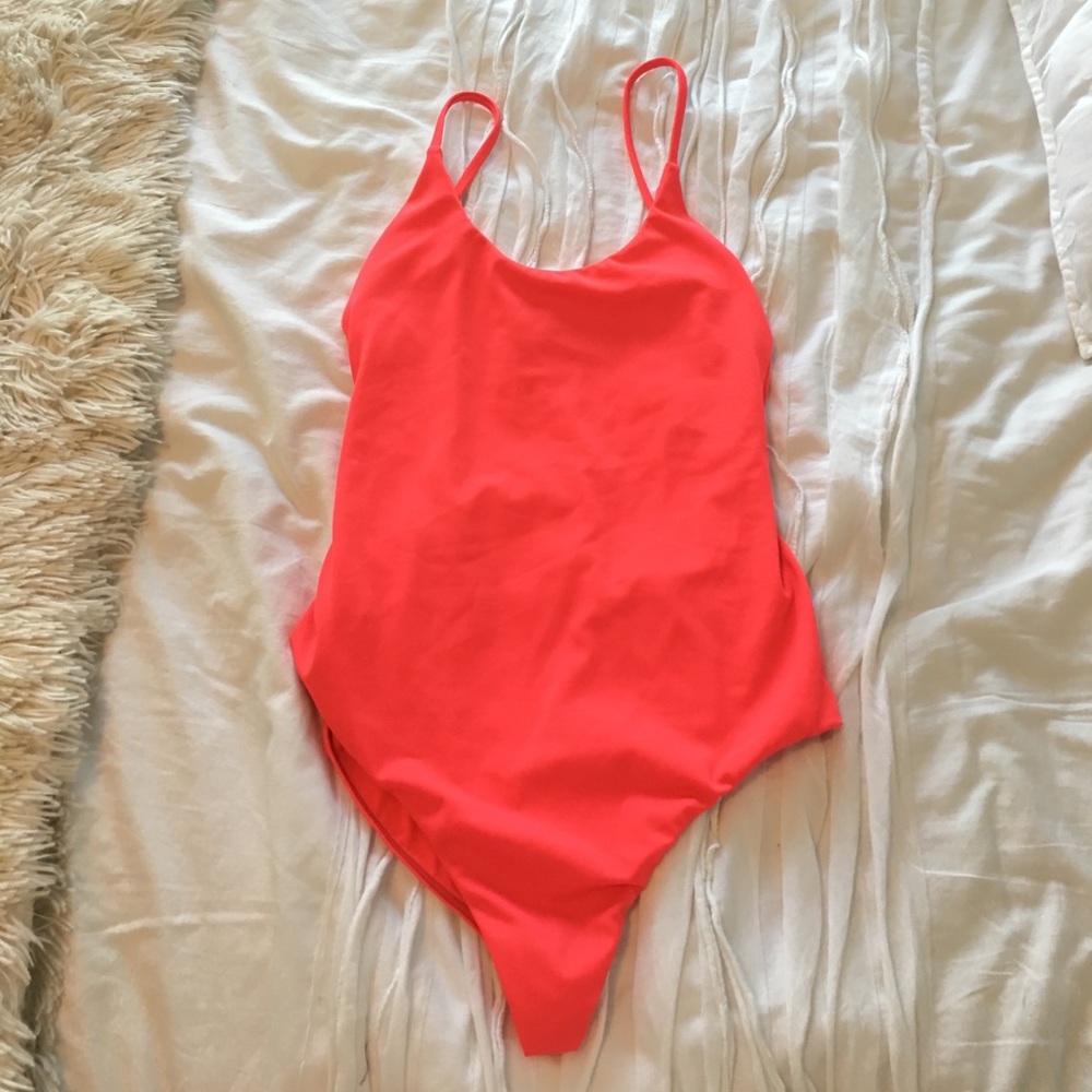Bright Coral/Red one piece