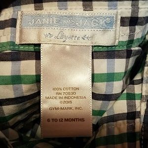 JANIE AND JACK LAYETTE BUTTON DOWN ONSIE