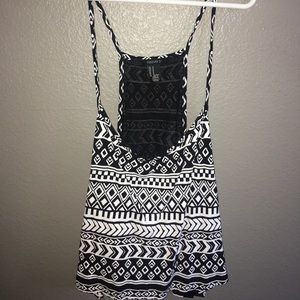 Forever 21 crop top with tribal print