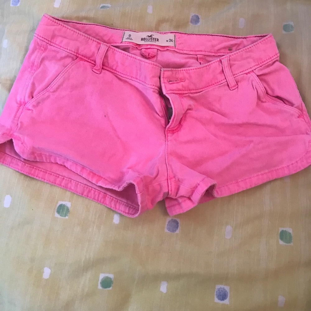 Hot pink Hollister shorts