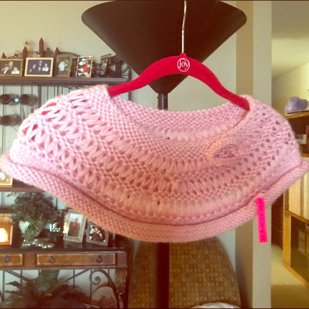 4/$20 NWT Handmade Pink Baby Poncho