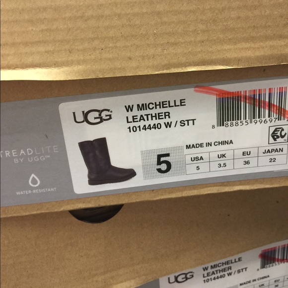 UGG Authentic Michelle Leather Stout Boots ❄️ - Picture 5 of 7