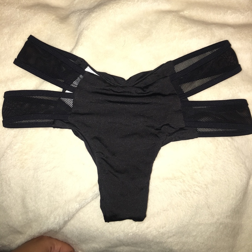 Black swim suit bottoms