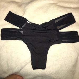 Black swim suit bottoms
