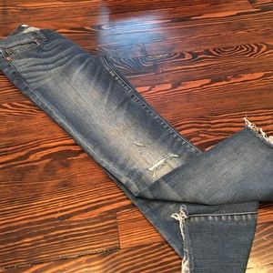 SOLD Madewell Alley Straight Distressed Jeans