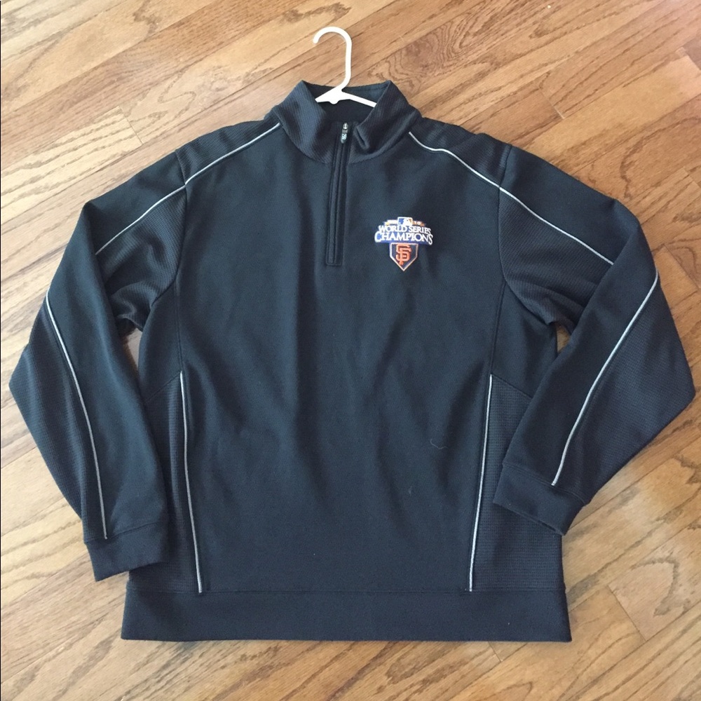 Half zip dry tech Giants World Series pullover