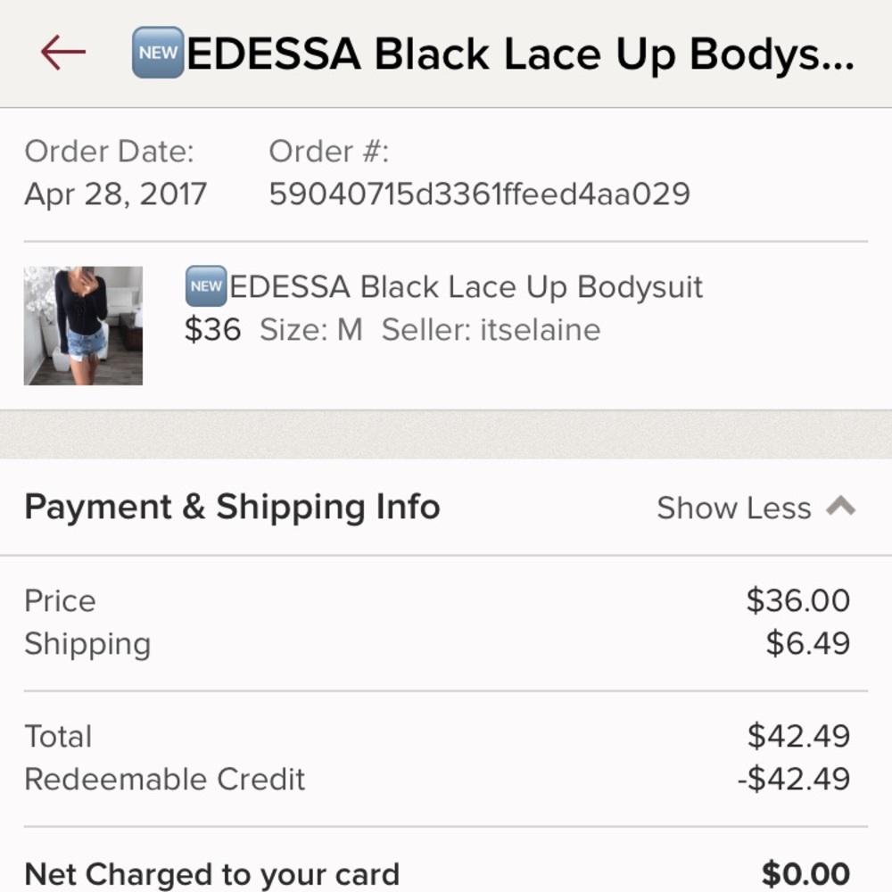 Edessa bodysuit - Picture 5 of 5