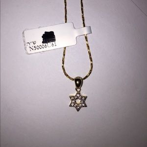 Jewish star necklace
