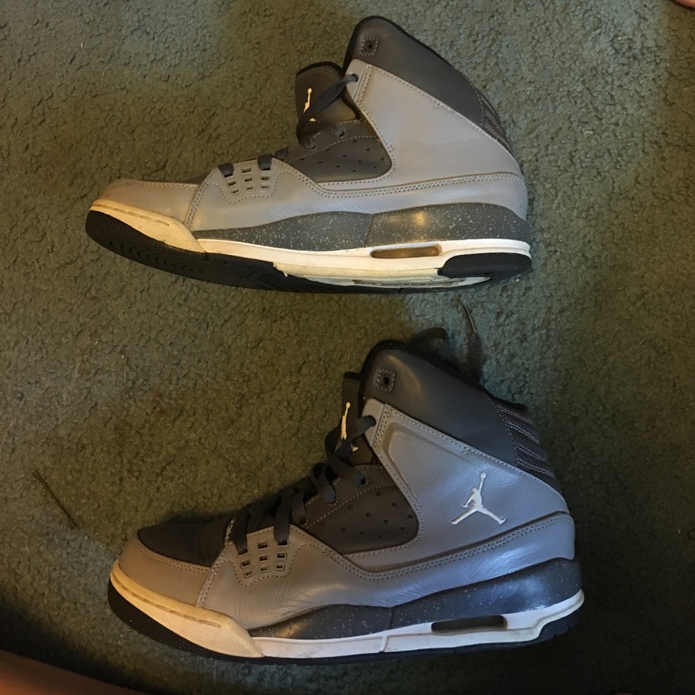 Gray Jordans