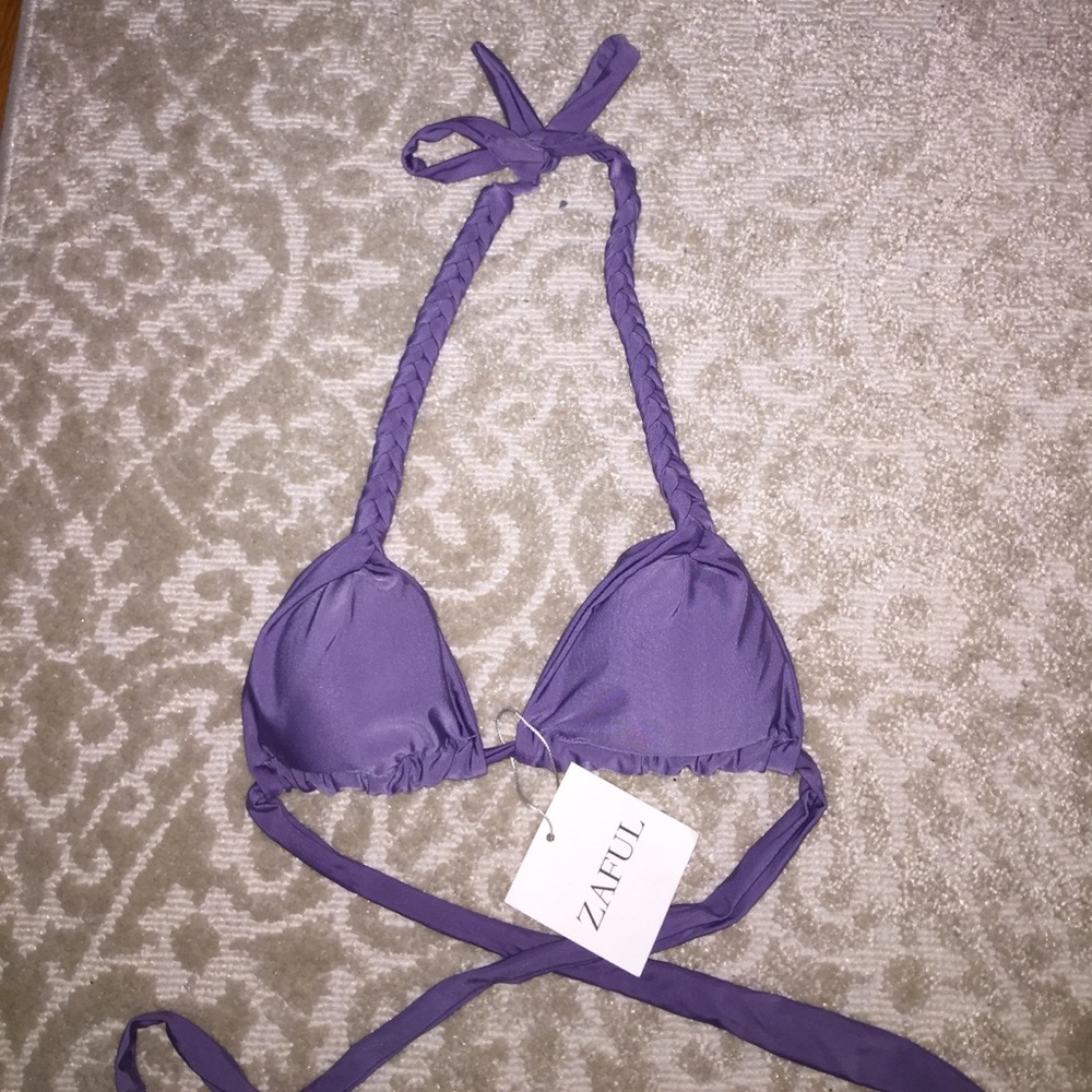 Brand new purple thong bikini.
