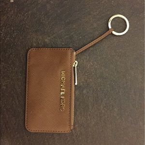 Michael Kors coin purse keychain