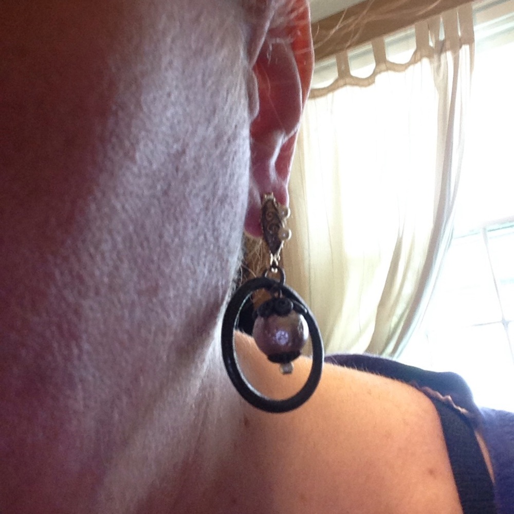 Pierced earrings