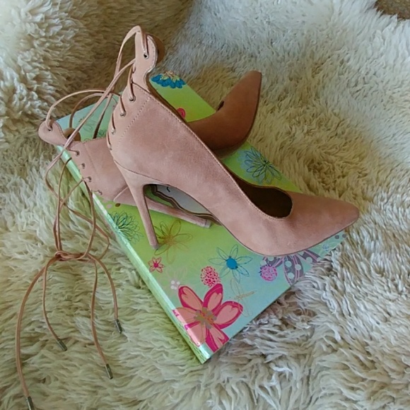 Lace up, fashion high heels - Picture 1 of 4