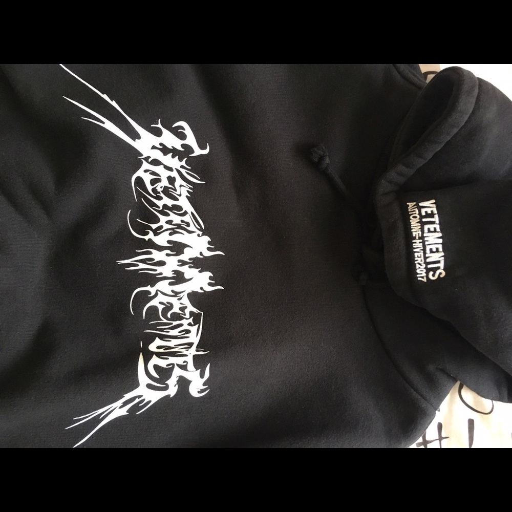 Total fxxking darkness Vetements oversized
