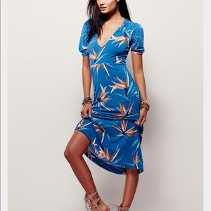 Free People Sarah printed midi dress!