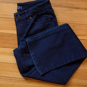 LOFT curvy sexy bootcut jeans