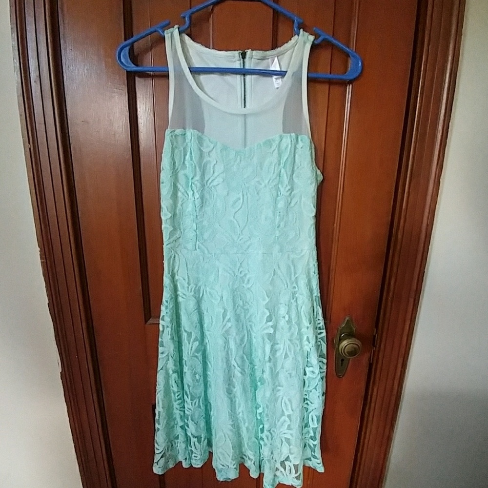 Mint Green sleeveless dress