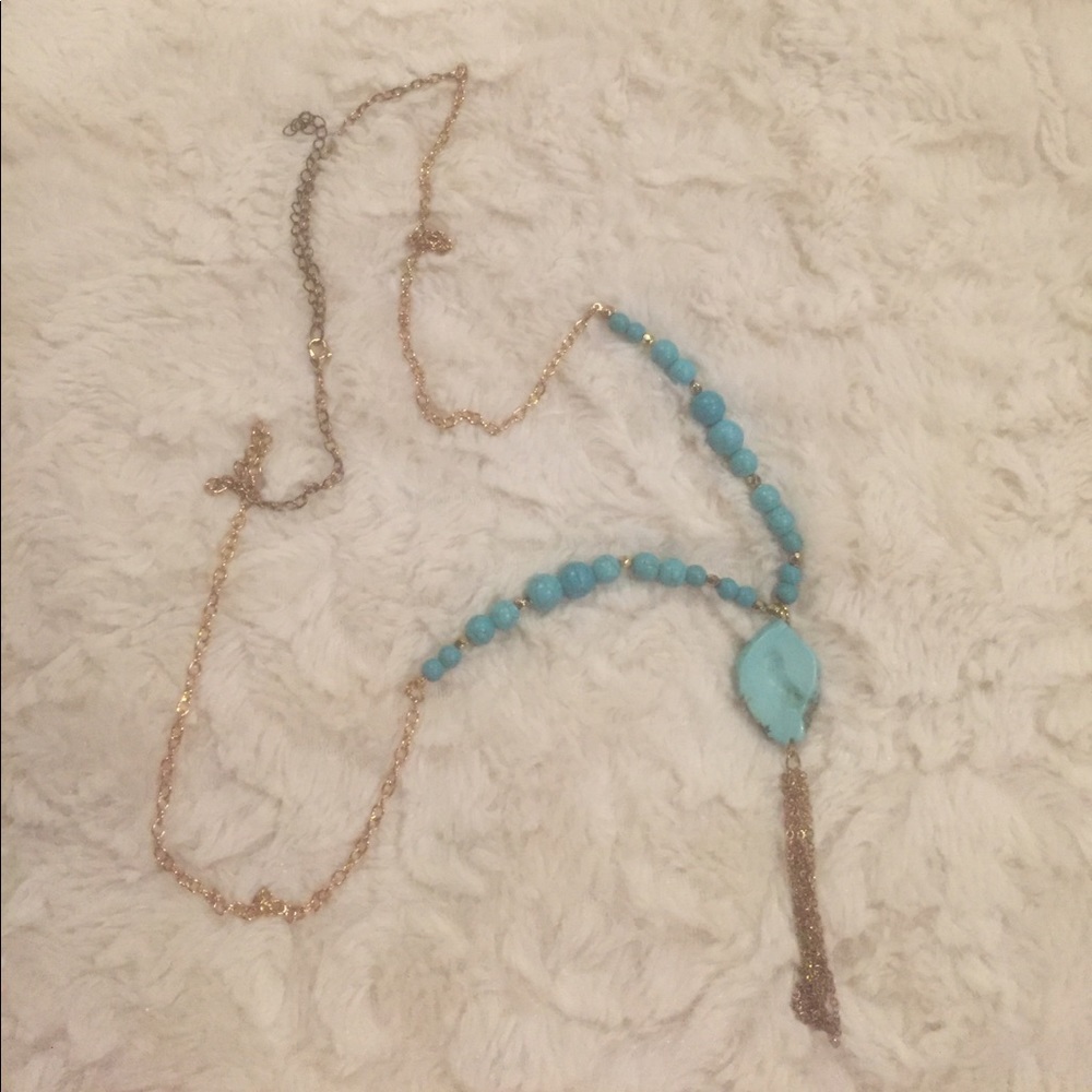 Gold/Turquoise Necklace