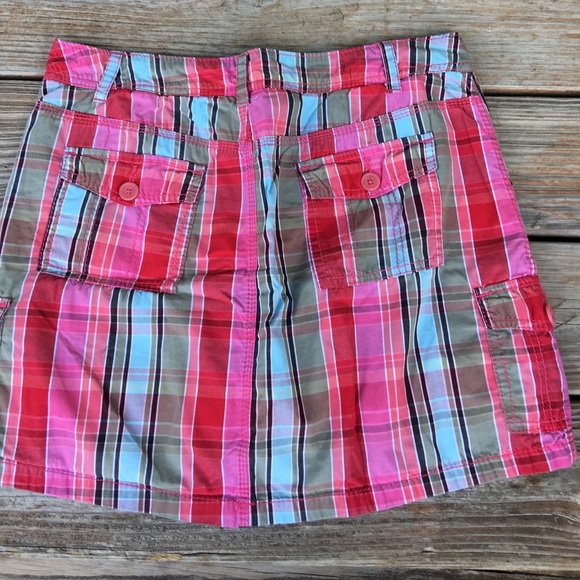 French Cuff Pink Plaid Skort - Picture 2 of 10