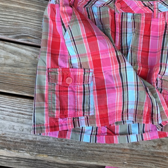 French Cuff Pink Plaid Skort - Picture 3 of 10