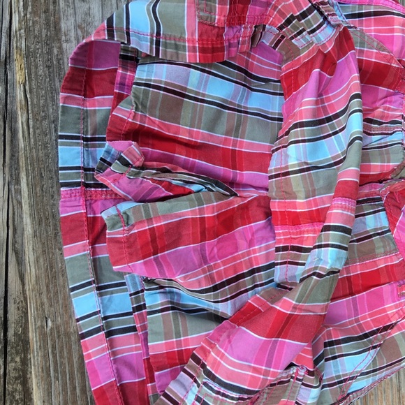 French Cuff Pink Plaid Skort - Picture 4 of 10