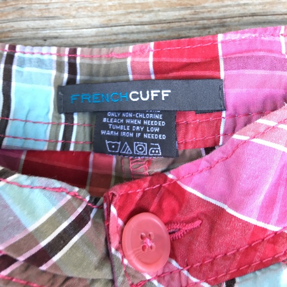 French Cuff Pink Plaid Skort - Picture 5 of 10