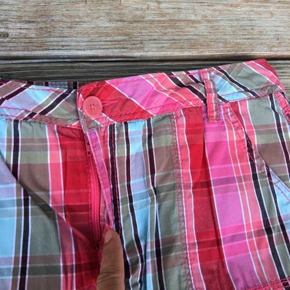 French Cuff Pink Plaid Skort - Picture 6 of 10
