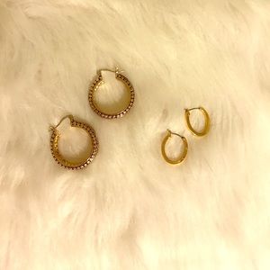 Mixed Metal Hoops