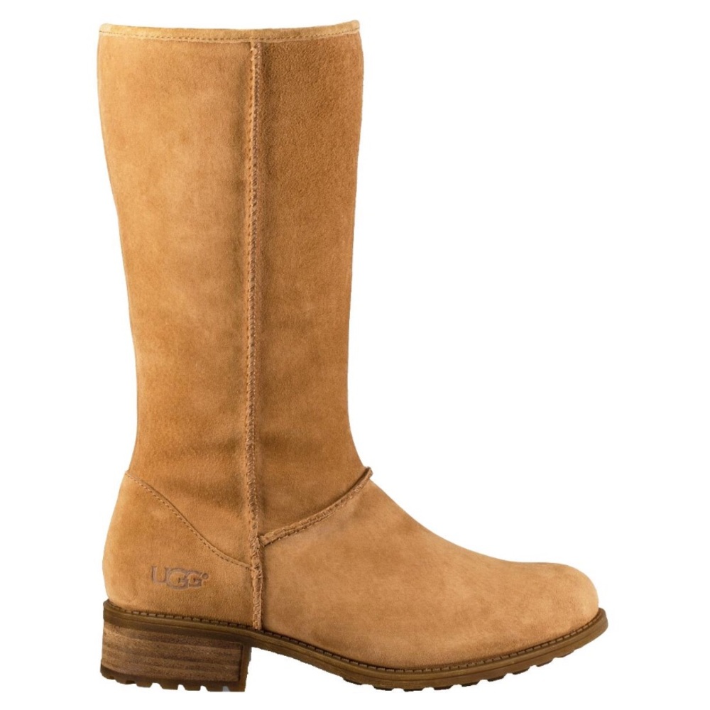UGG Authentic Linford Chestnut Suede Boots ❄️🔥 - Picture 2 of 4