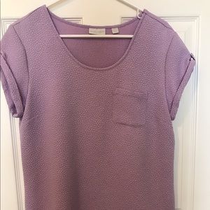 New York & Company cap sleeve stretch top.