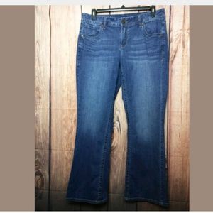 Lane Bryant Size 16 Regular Genious Fit Blue Jeans